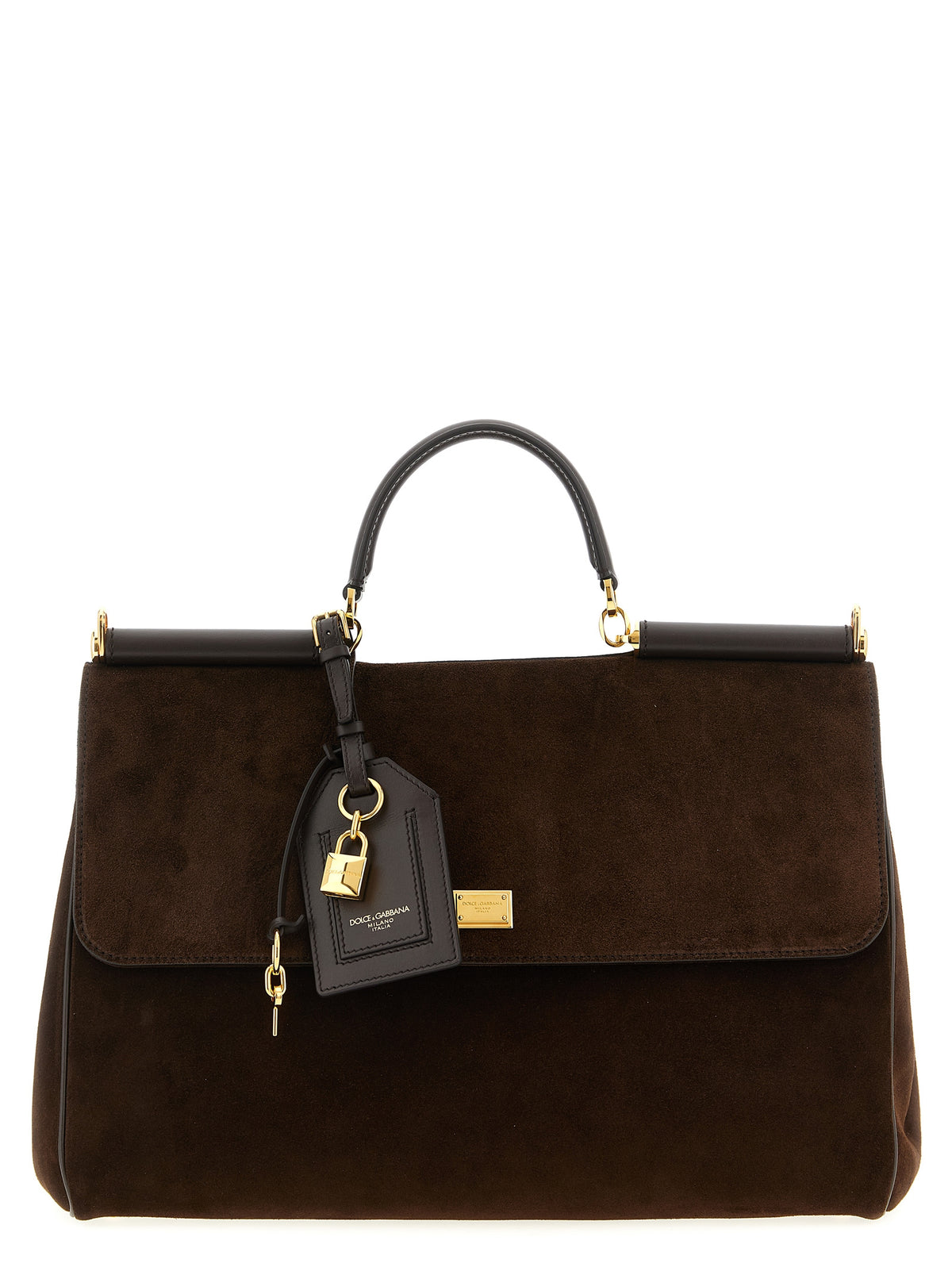 Dolce & Gabbana Braune PVC Handtasche