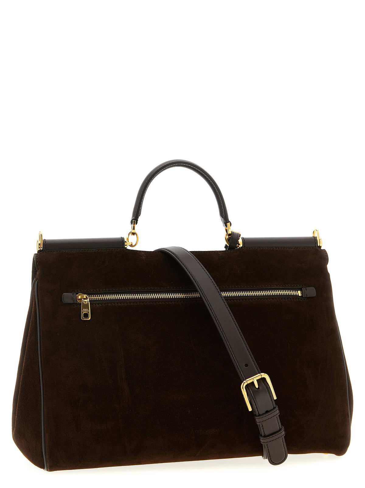 Dolce & Gabbana Braune PVC Handtasche