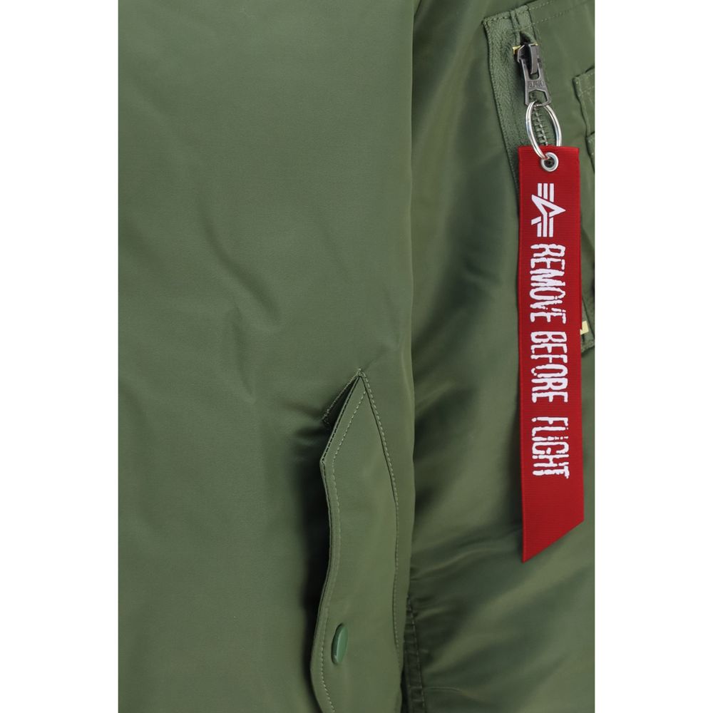 ALPHA INDUSTRIES Zweifarbige Nylon-Bomberjacke