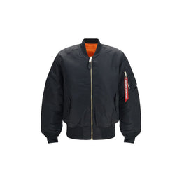 ALPHA INDUSTRIES Schwarzer Nylon-Bomber