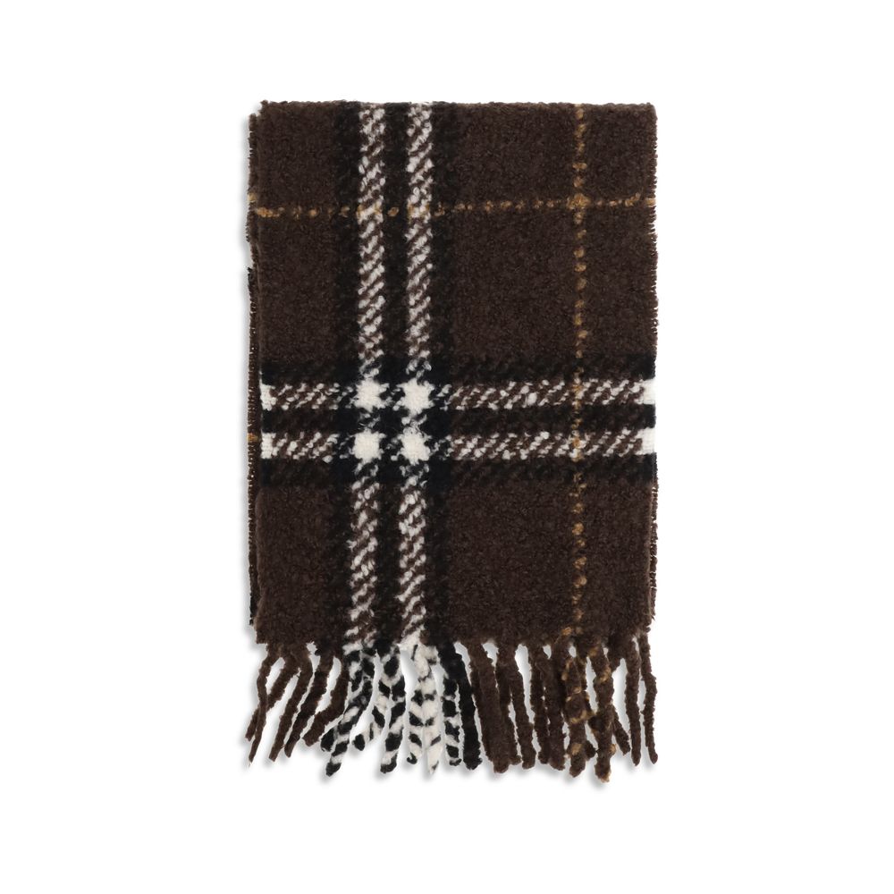 Burberry Schal aus brauner Alpaka-Vicugna Pacos Wolle
