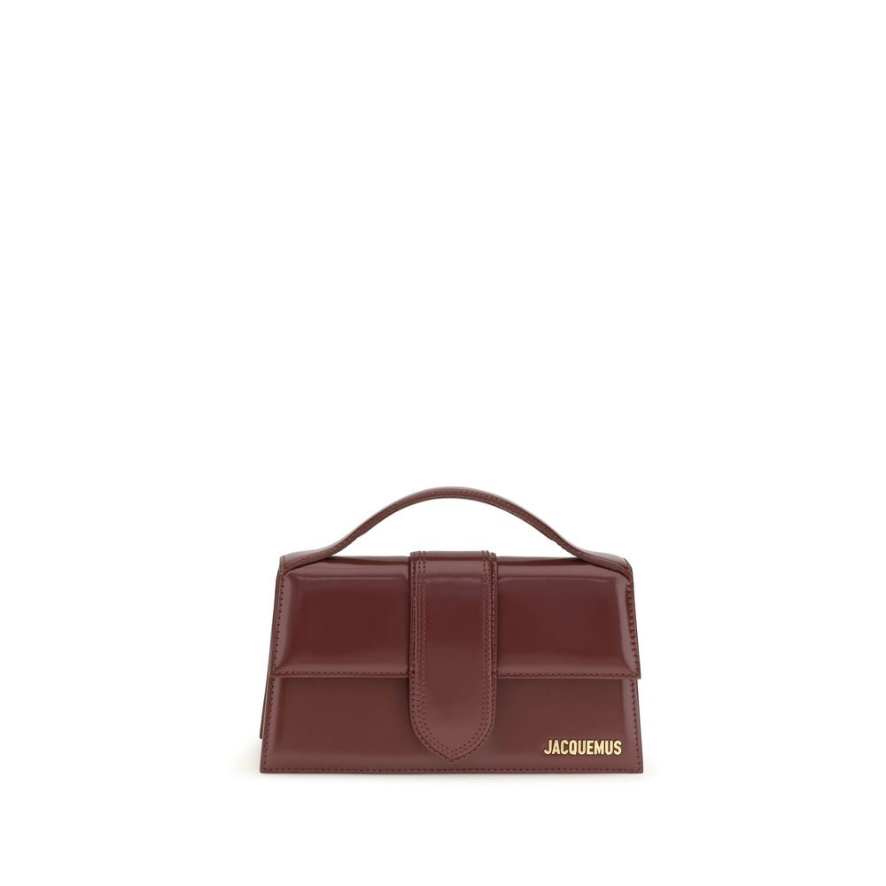 Jacquemus Schultertasche Bos Taurus aus bordeauxrotem Kalbsleder