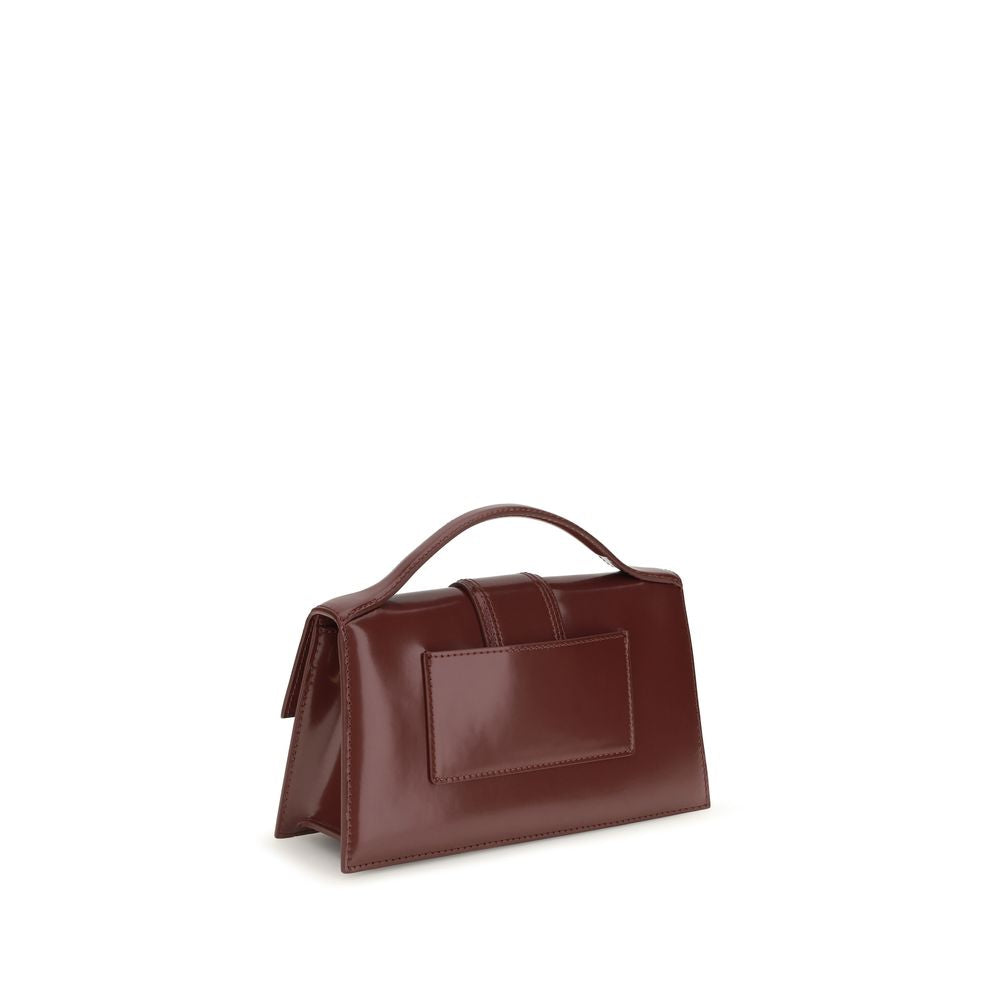 Jacquemus Schultertasche Bos Taurus aus bordeauxrotem Kalbsleder
