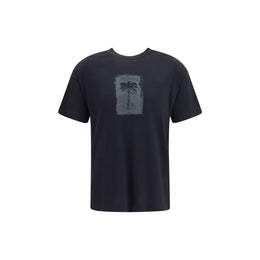 Palm Angels Schwarzes Baumwoll-T-Shirt