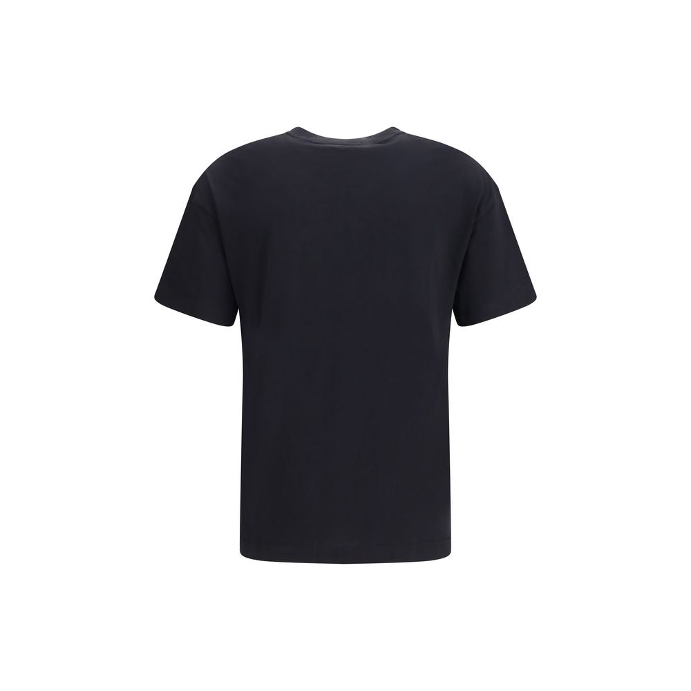 Palm Angels Schwarzes Baumwoll-T-Shirt