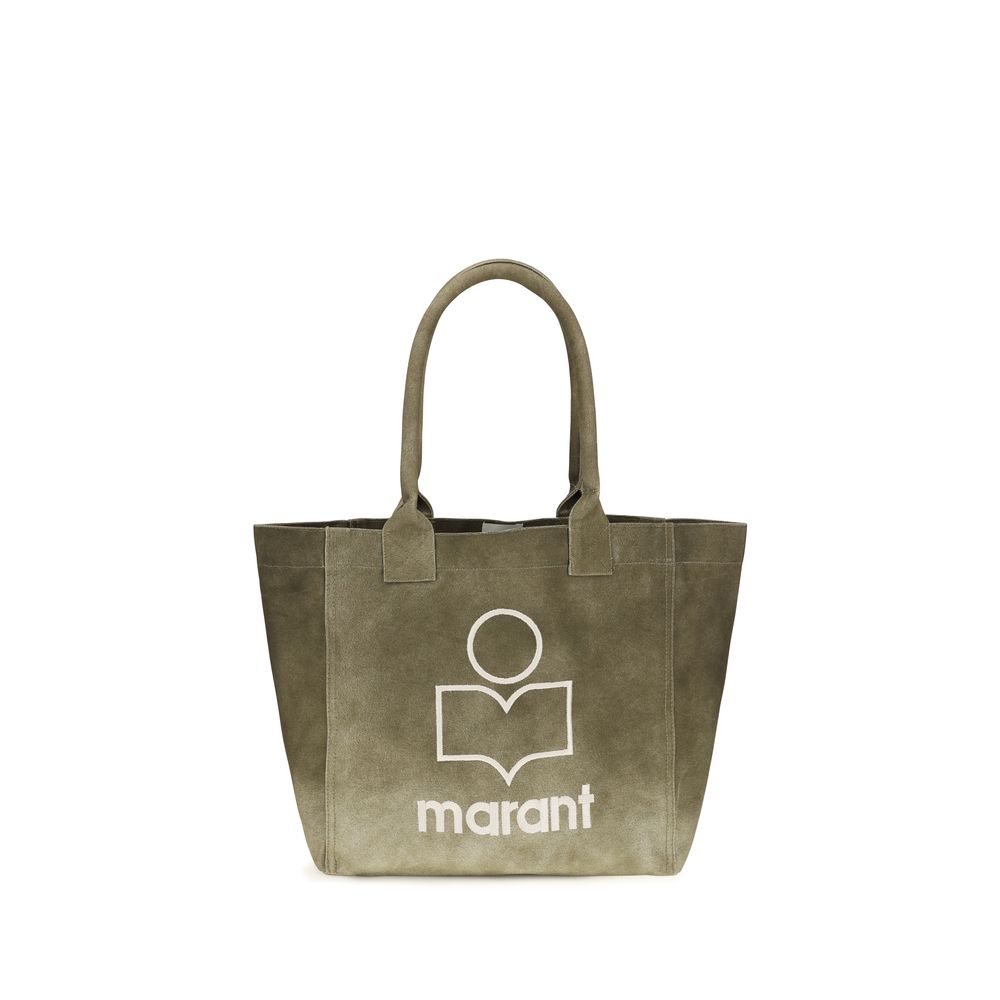 Isabel Marant Zweifarbige Schultertasche aus Baumwolle