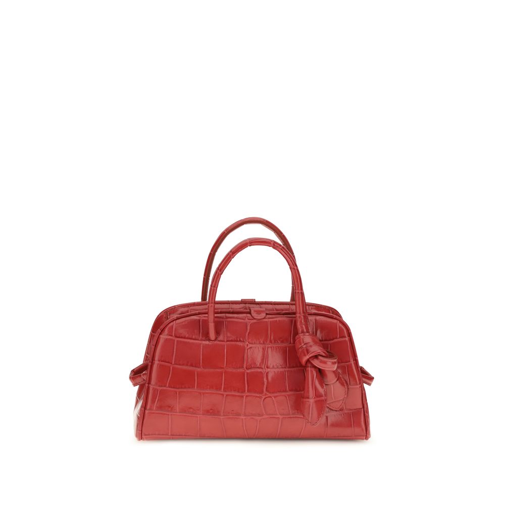 Jacquemus Schultertasche aus rotem Kalbsleder Bos Taurus