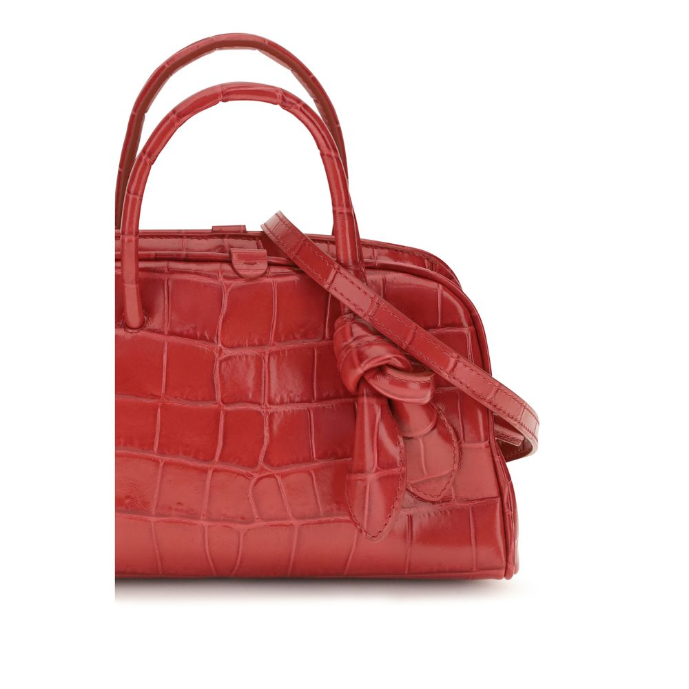 Jacquemus Schultertasche aus rotem Kalbsleder Bos Taurus