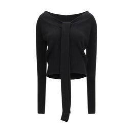 Ermanno Scervino Schwarzer Kaschmir-Cardigan