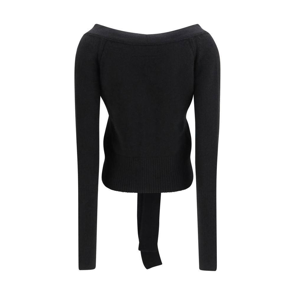 Ermanno Scervino Schwarzer Kaschmir-Cardigan