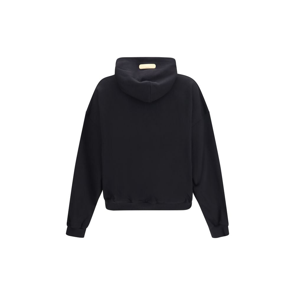 PDF Channel Schwarzer Baumwoll-Sweatshirt