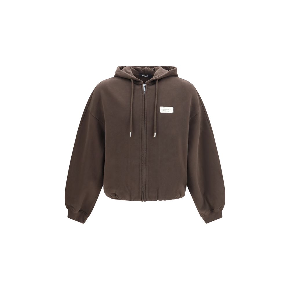 Jacquemus Brauner Baumwoll-Sweatshirt