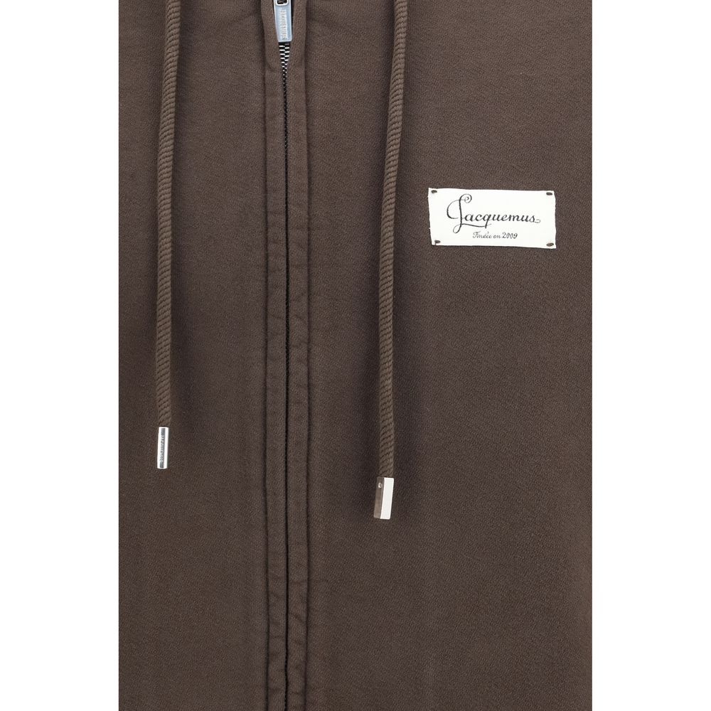 Jacquemus Brauner Baumwoll-Sweatshirt