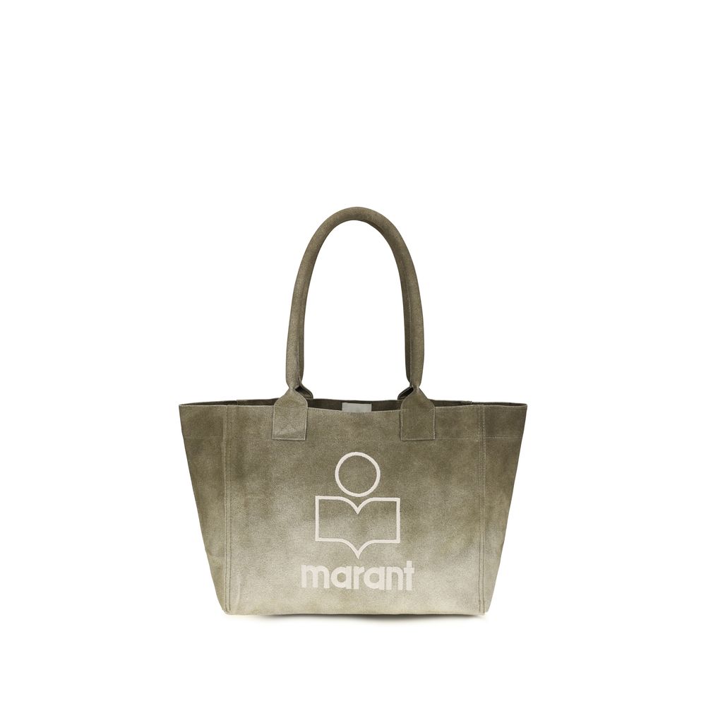 Isabel Marant Zweifarbige Schultertasche aus Baumwolle