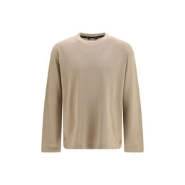 Jacquemus Beige Paper Langarm-T-Shirt