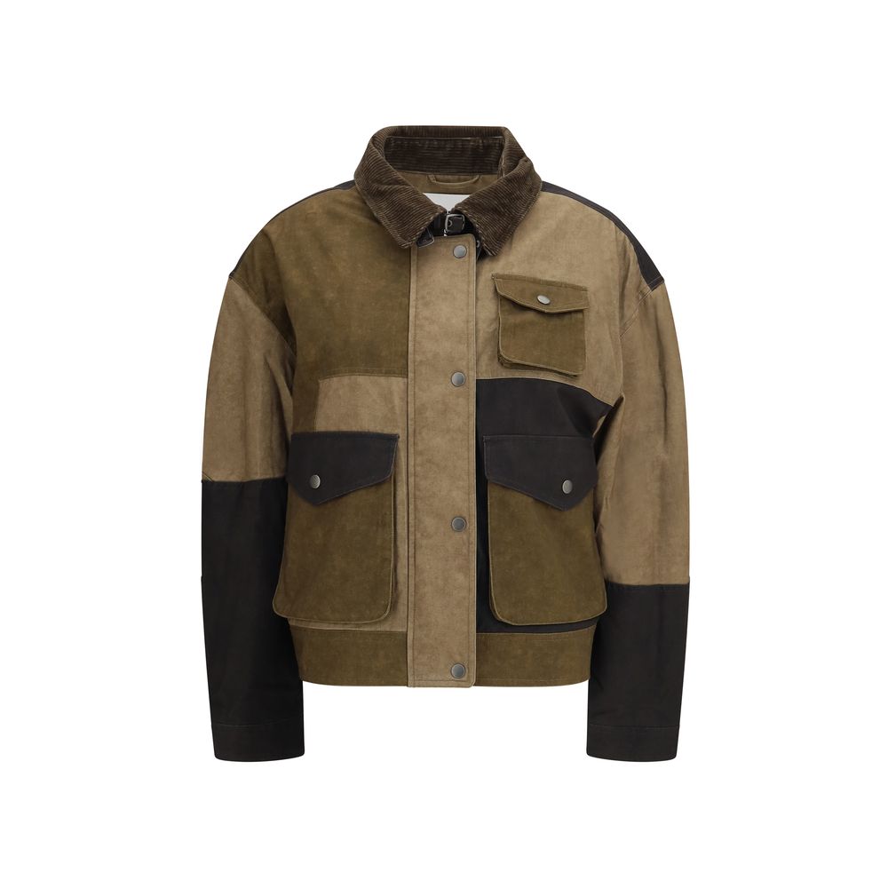 Isabel Marant Étoile Gelbe Baumwoll-Jeansjacke