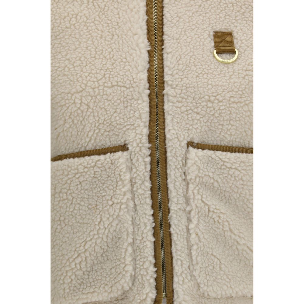 Barbour Beiger Wollmantel