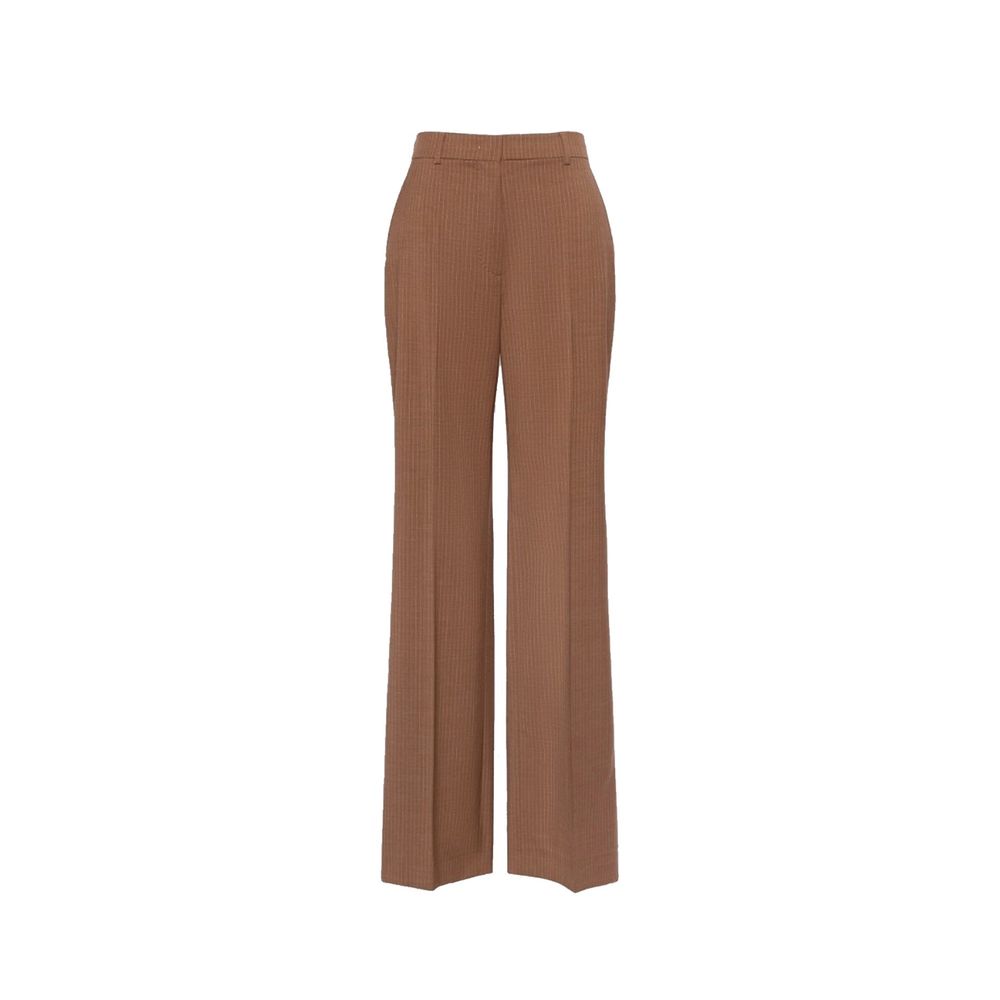 Max Mara Braune Hose aus Schurwolle