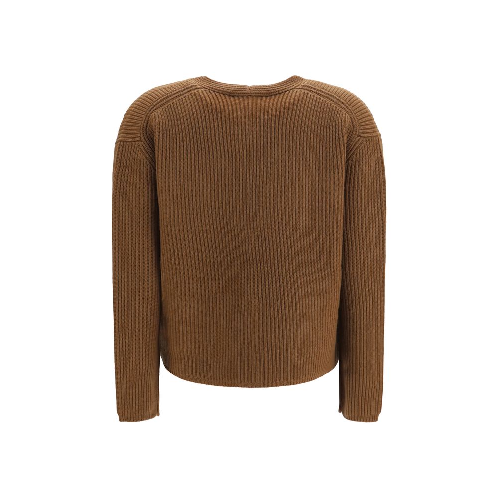 Max Mara Brauner Woll Cardigan Oves Aries