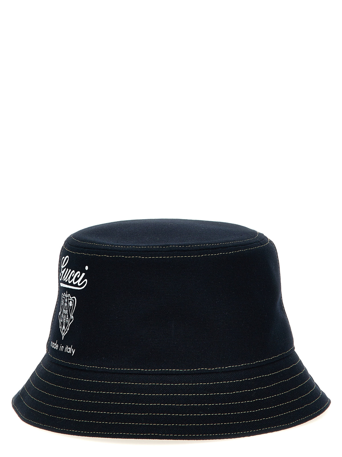 Gucci Blauer Baumwoll-Eimerhut