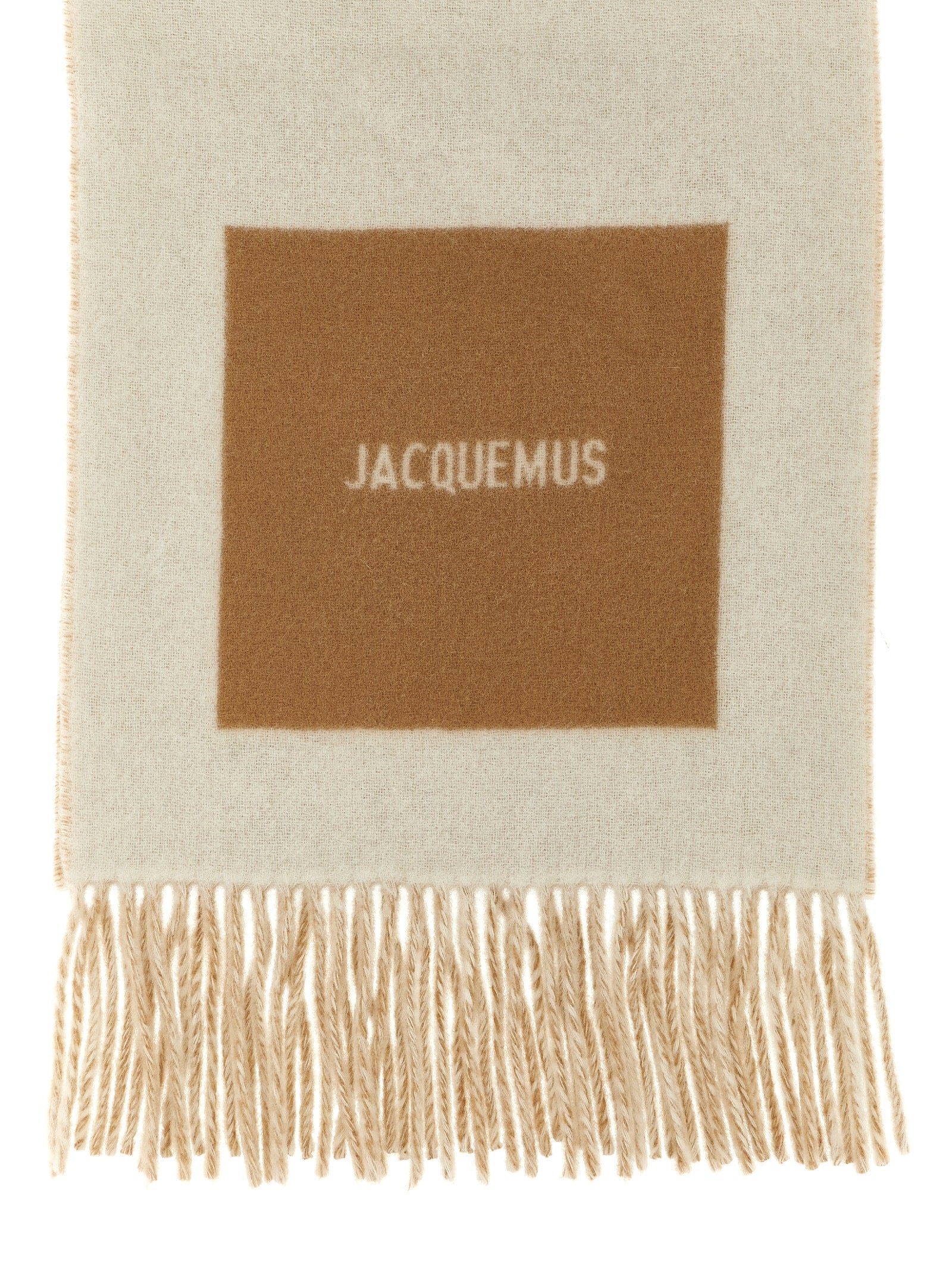 Jacquemus Beige Schurwolle Foulard
