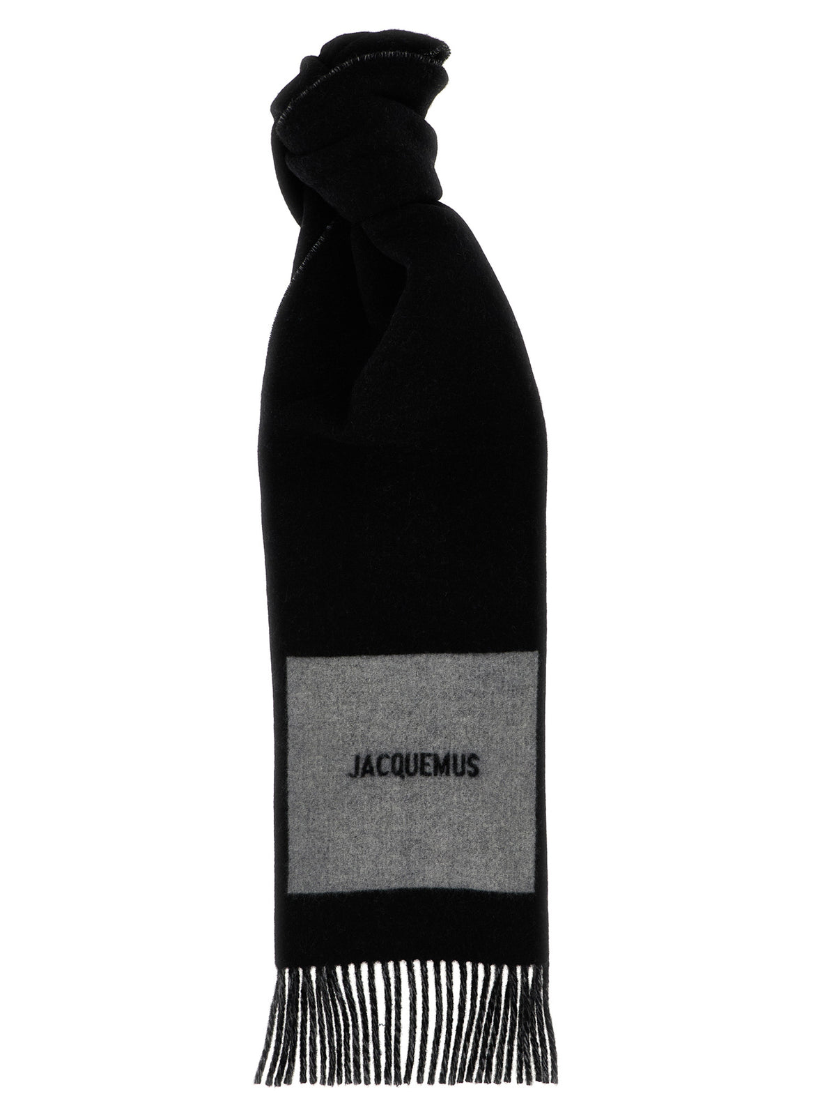 Jacquemus Mehrfarbiger Foulard aus reiner Schurwolle