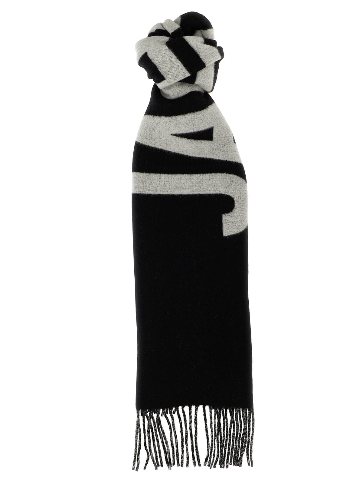 Jacquemus Schwarzer Woll-Foulard