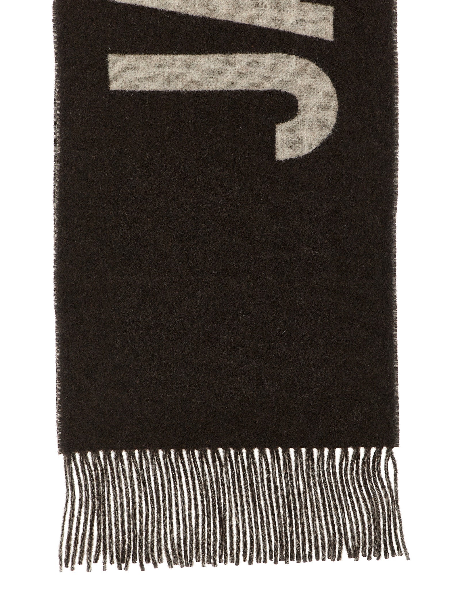 Jacquemus Brauner Wollschal