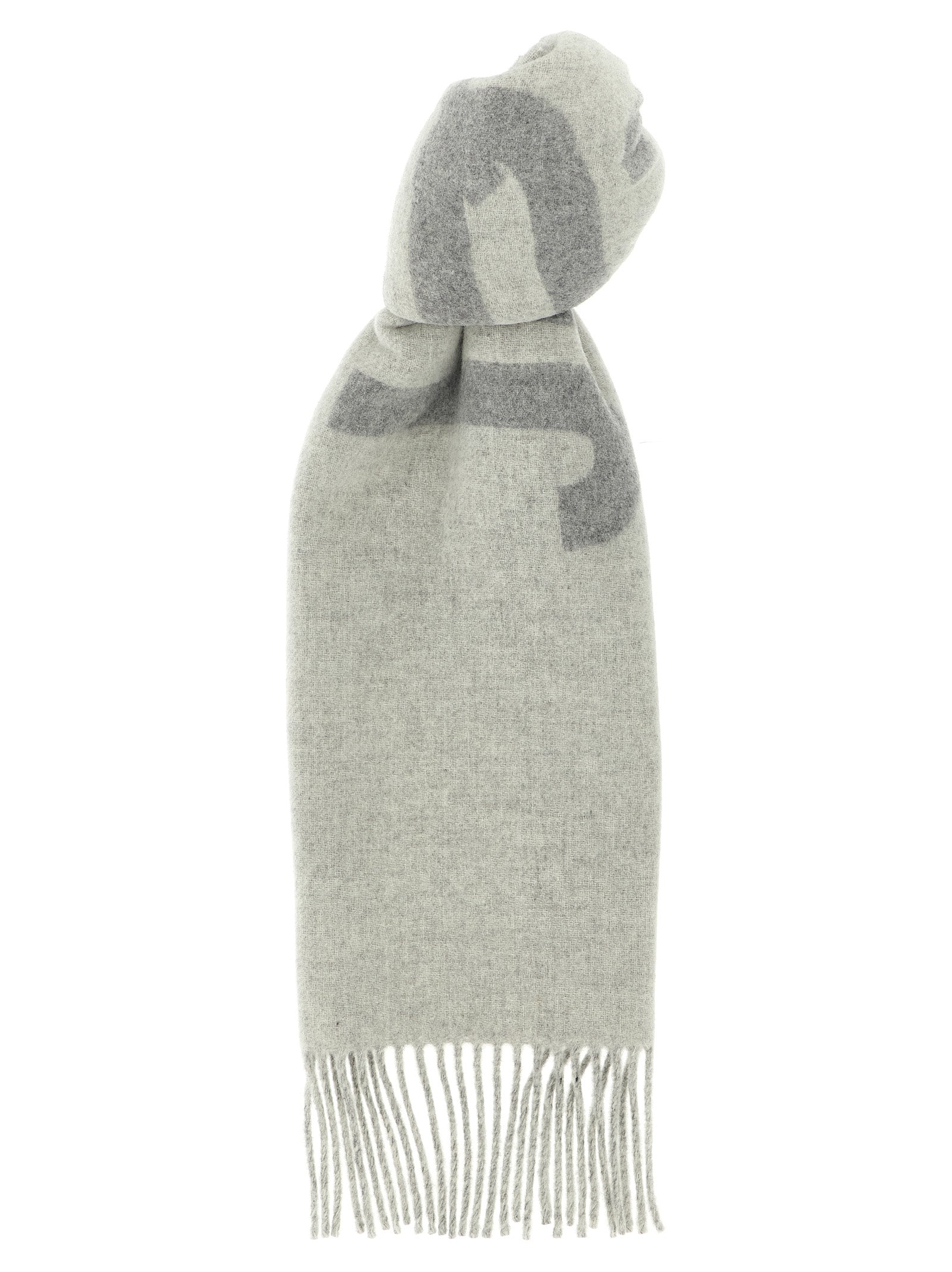 Jacquemus Grauer Woll-Foulard