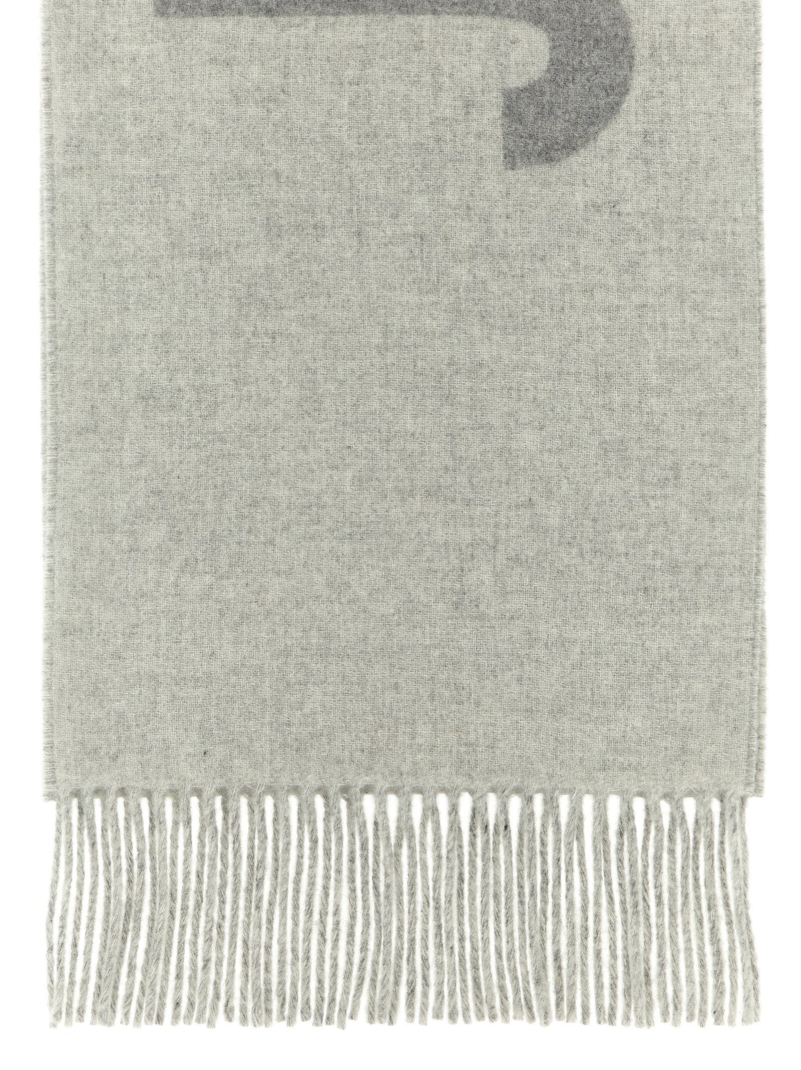 Jacquemus Grauer Woll-Foulard