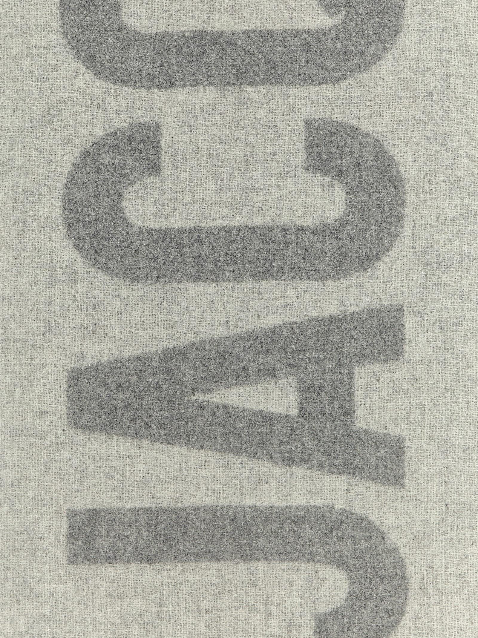 Jacquemus Grauer Woll-Foulard