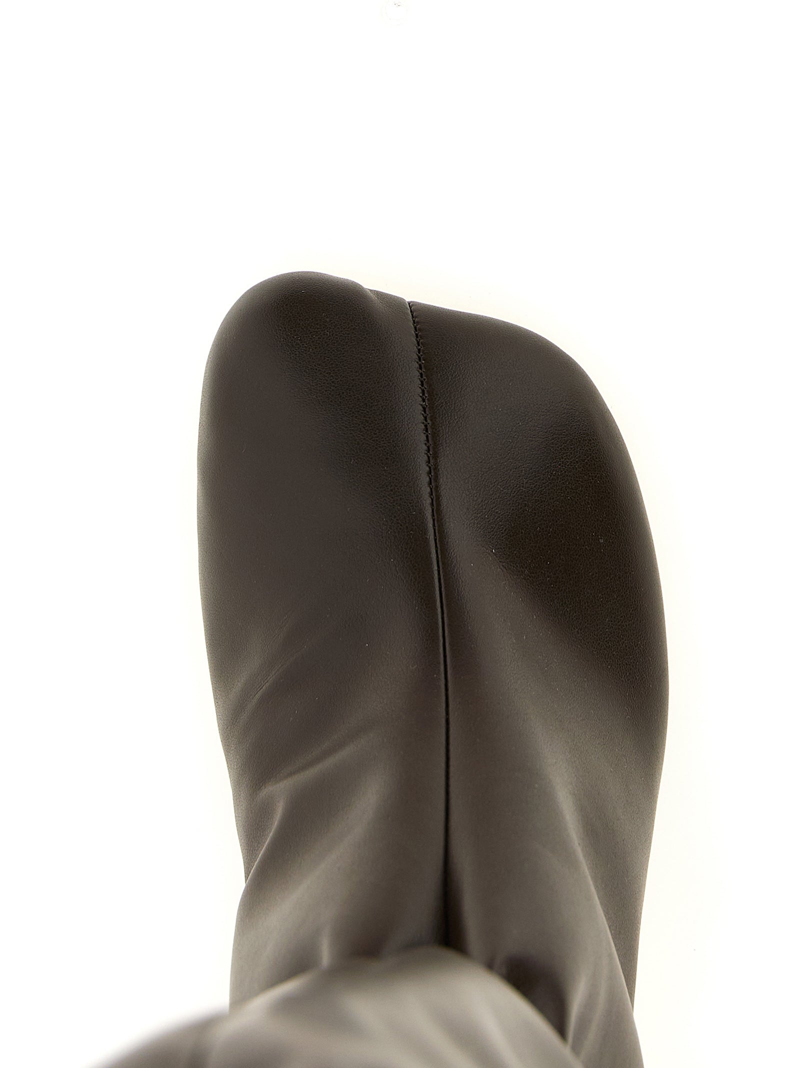 MM6 Maison Margiela Braun Polyethylen Over-the-Knee-Stiefel