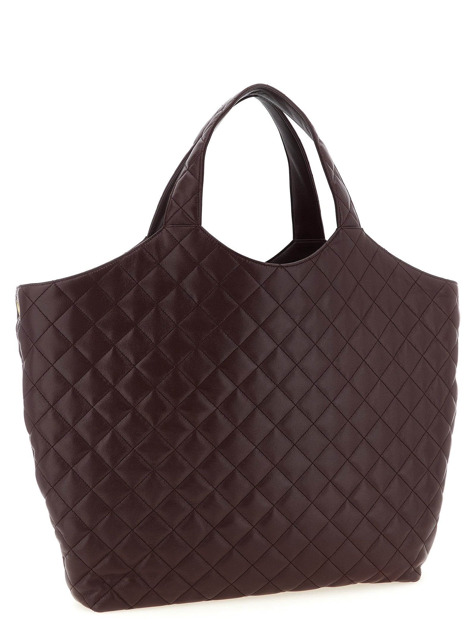 Saint Laurent Bordeaux Lammleder-Tasche