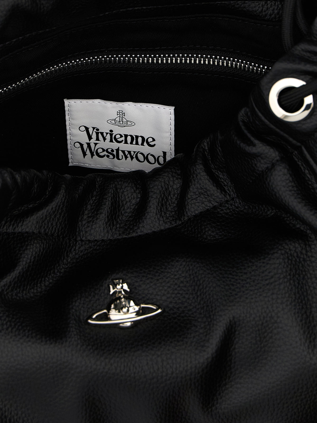 Vivienne Westwood Schwarze Schultertasche aus Polyethylen