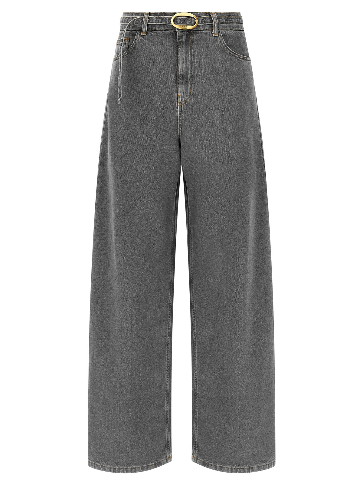 Twinset Graue Jeans aus Baumwolle