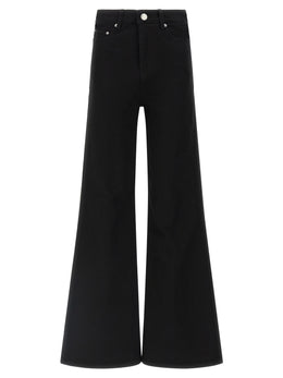 Ami Paris Schwarze Baumwoll-Schlagjeans