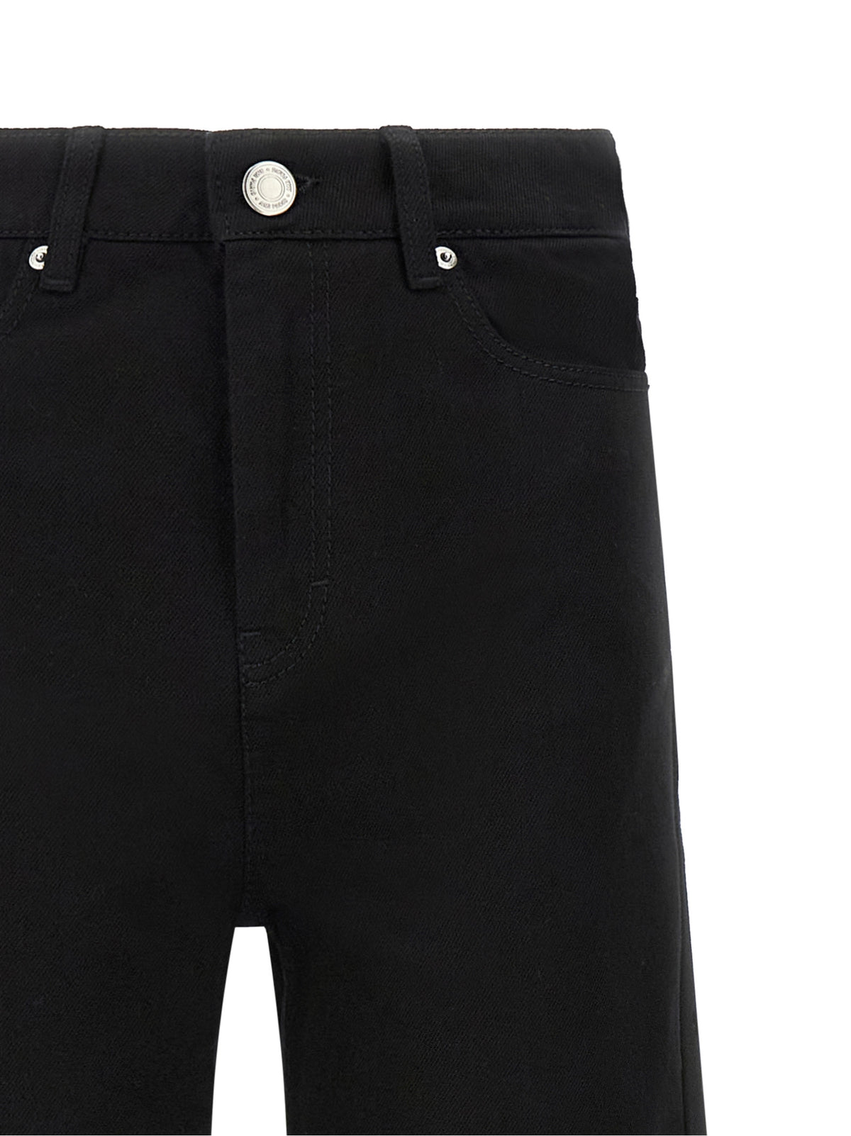 Ami Paris Schwarze Baumwoll-Schlagjeans