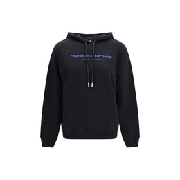 Off-White Schwarzer Baumwoll-Sweatshirt