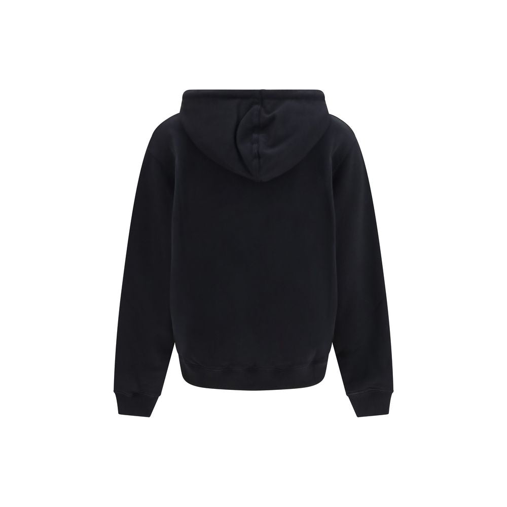 Off-White Schwarzer Baumwoll-Sweatshirt
