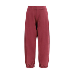 Off-White Violette Baumwollhose im Casual-Look