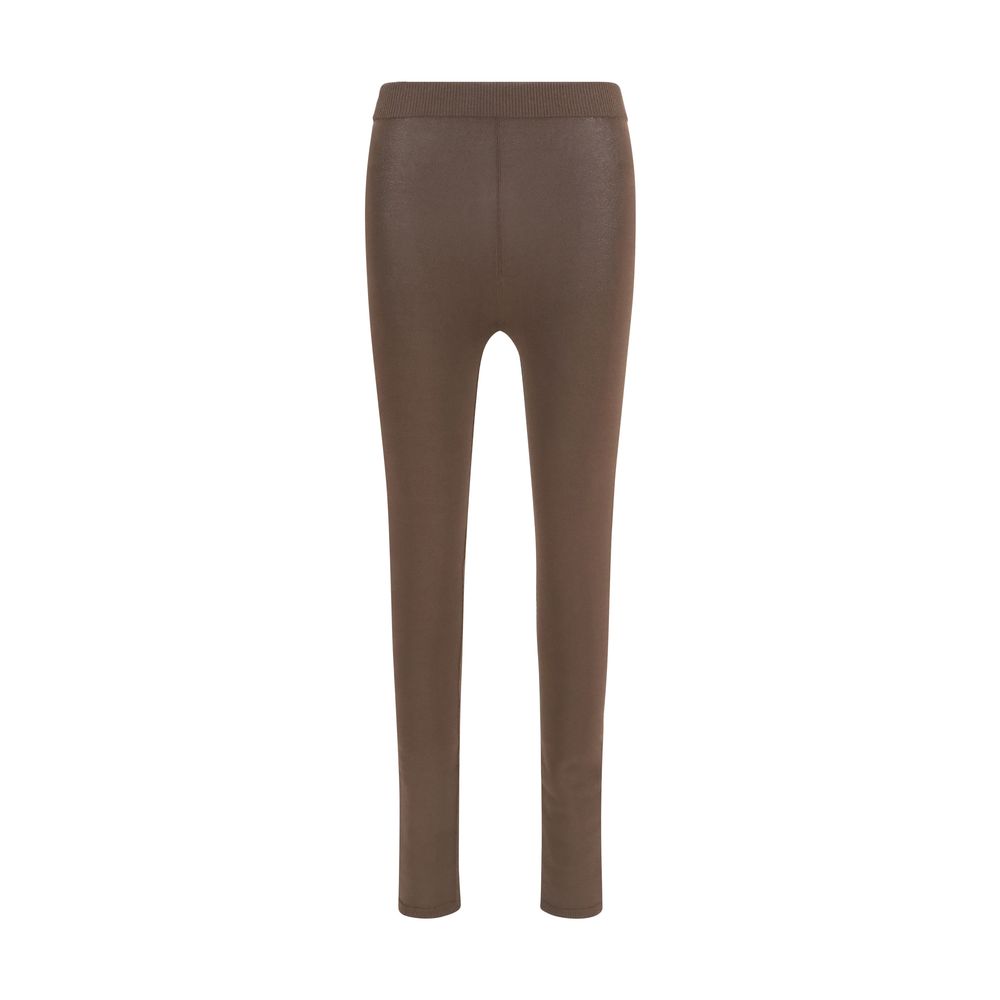 Balenciaga Braune Viskose-Leggings