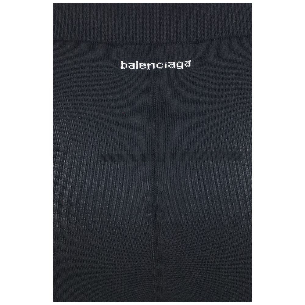 Balenciaga Schwarze Leggings aus Viskose