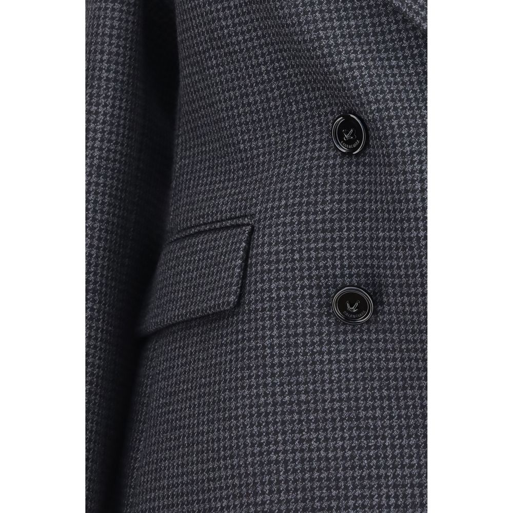 Balenciaga Grauer Woll-Oves Aries Blazer