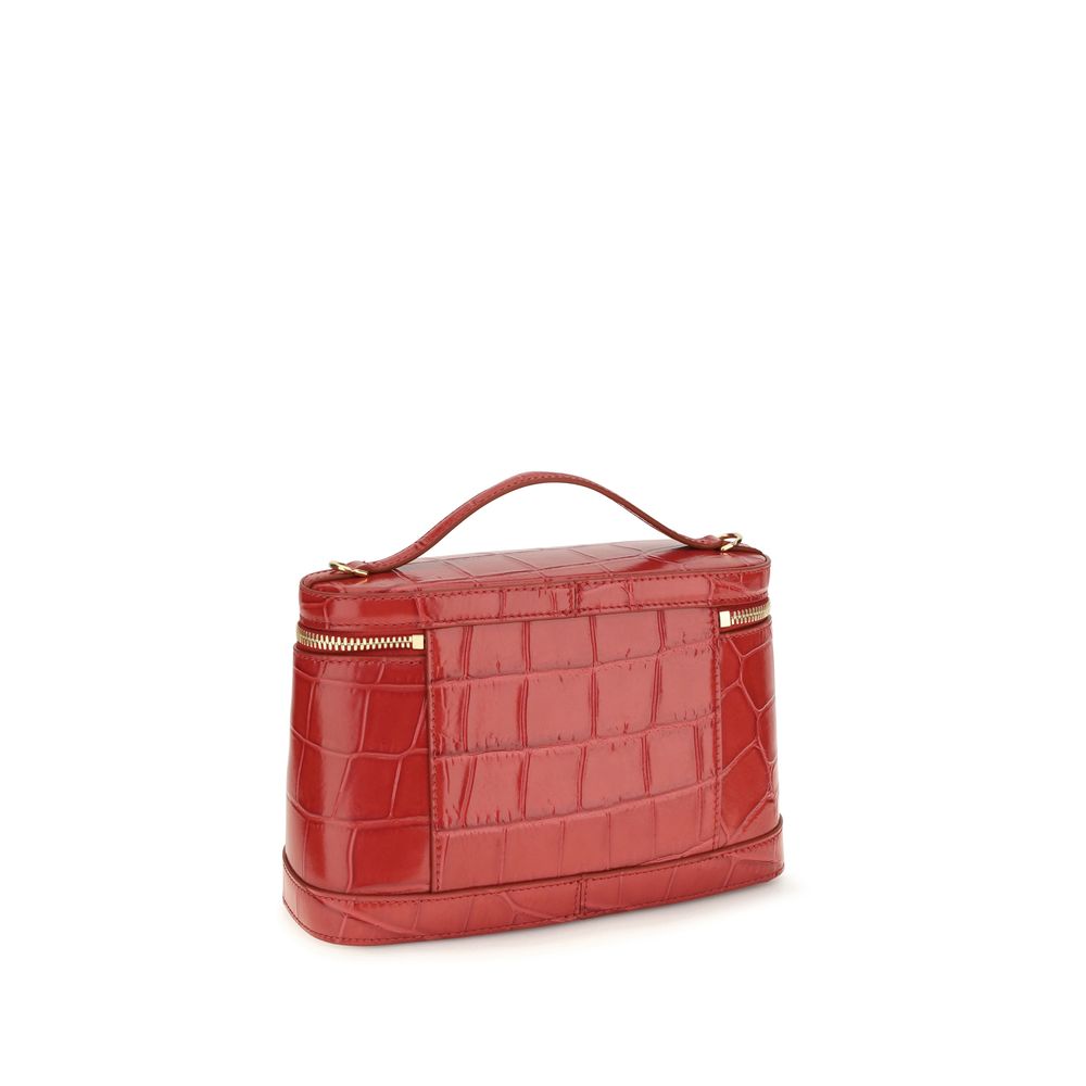 Jacquemus Schultertasche aus rotem Kalbsleder Bos Taurus
