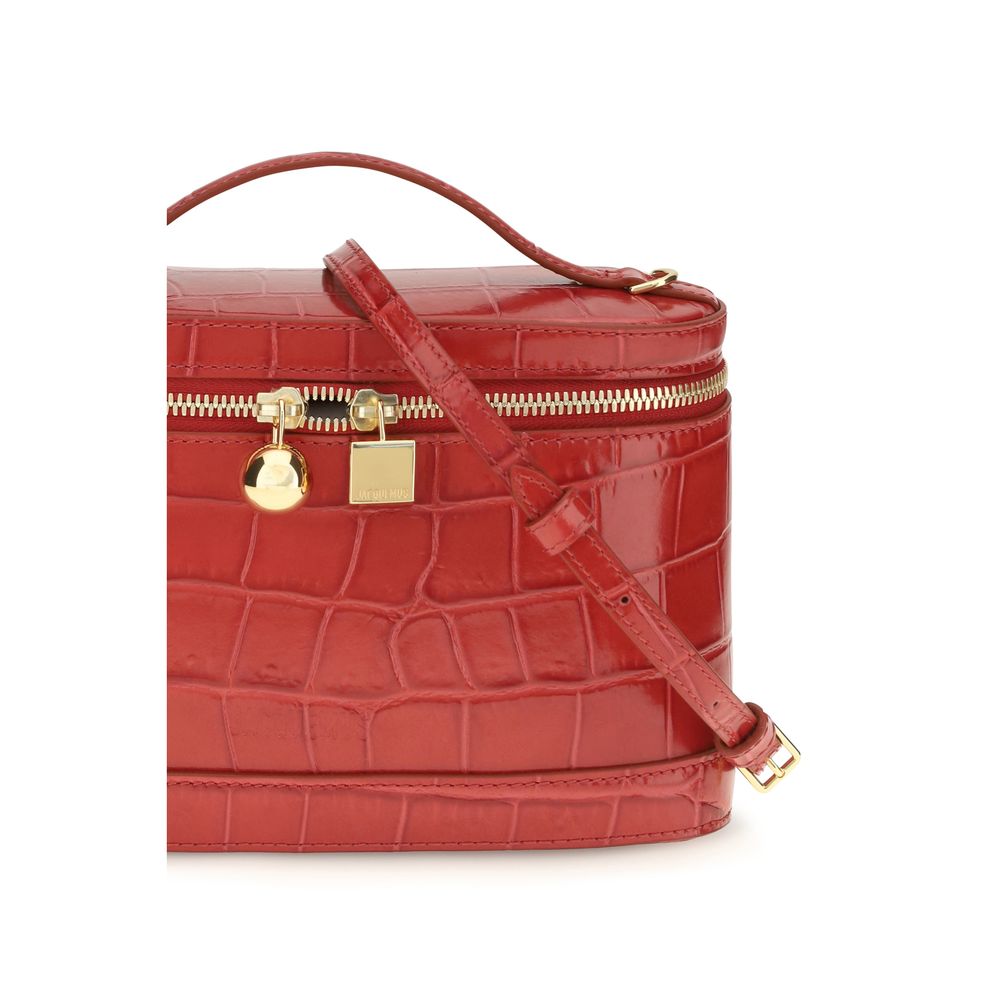 Jacquemus Schultertasche aus rotem Kalbsleder Bos Taurus
