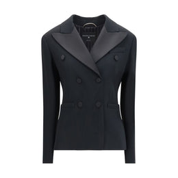 Ermanno Scervino Schwarzer Blazer aus Viskose