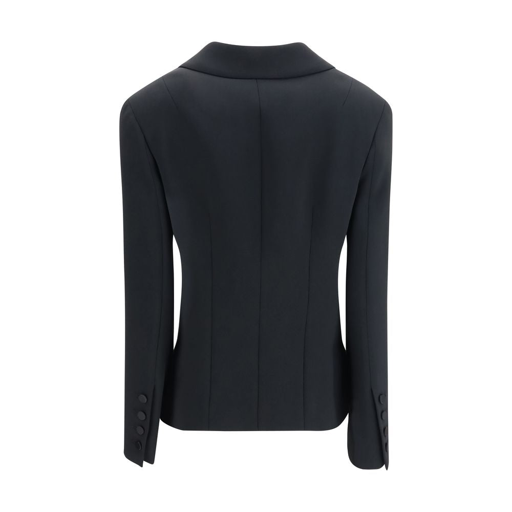 Ermanno Scervino Schwarzer Blazer aus Viskose