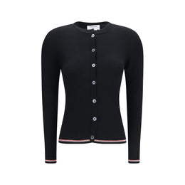 Thom Browne Strickjacke aus schwarzer Wolle Oves Aries