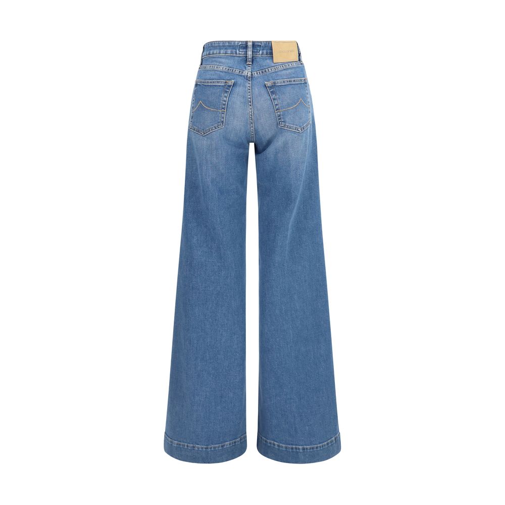 Jacob Cohen Blaue Baumwolljeans im Relaxed Fit