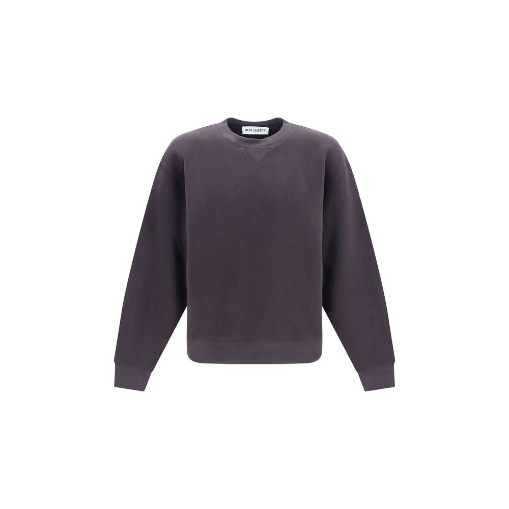 Our Legacy Schwarzer Baumwoll-Sweatshirt